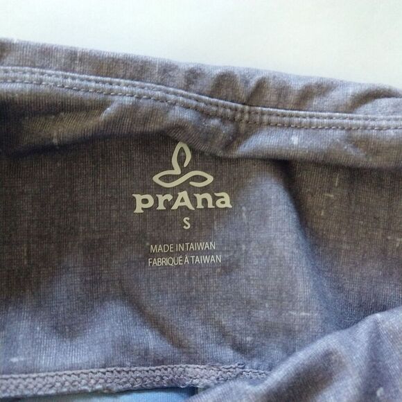 prAna Pillar Printed Capri Leggings Size S Moonlight Terrazzo Mid-Rise Active - Picture 5 of 7